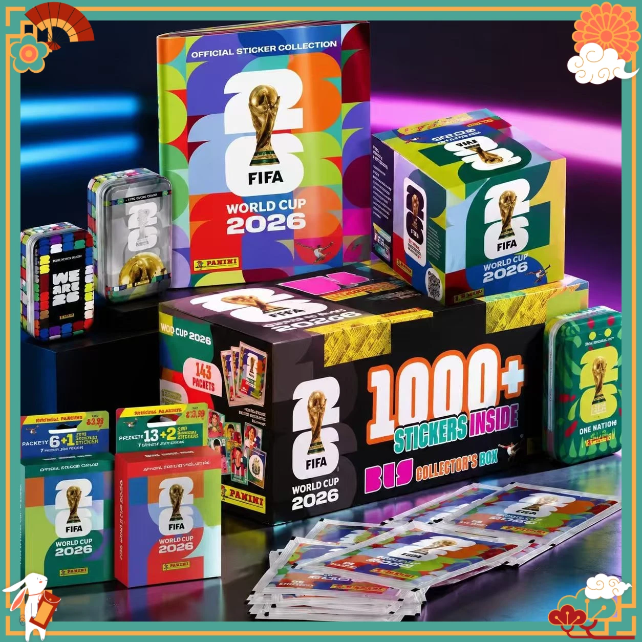 In Stock Panini 2026 FIFA World Cup Sticker Pack Panini Soccer Card Panini Cards Soccer Memorabilia Collection Football Cards