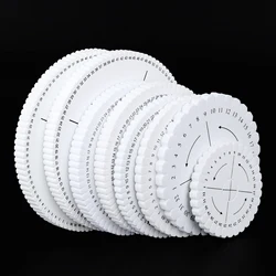 Braiding Disk Round Square Knitting Kumihimo Beading Cord Disc Tray Braiding Braided Plate DIY Bracelet Loom Weaving Board Tool