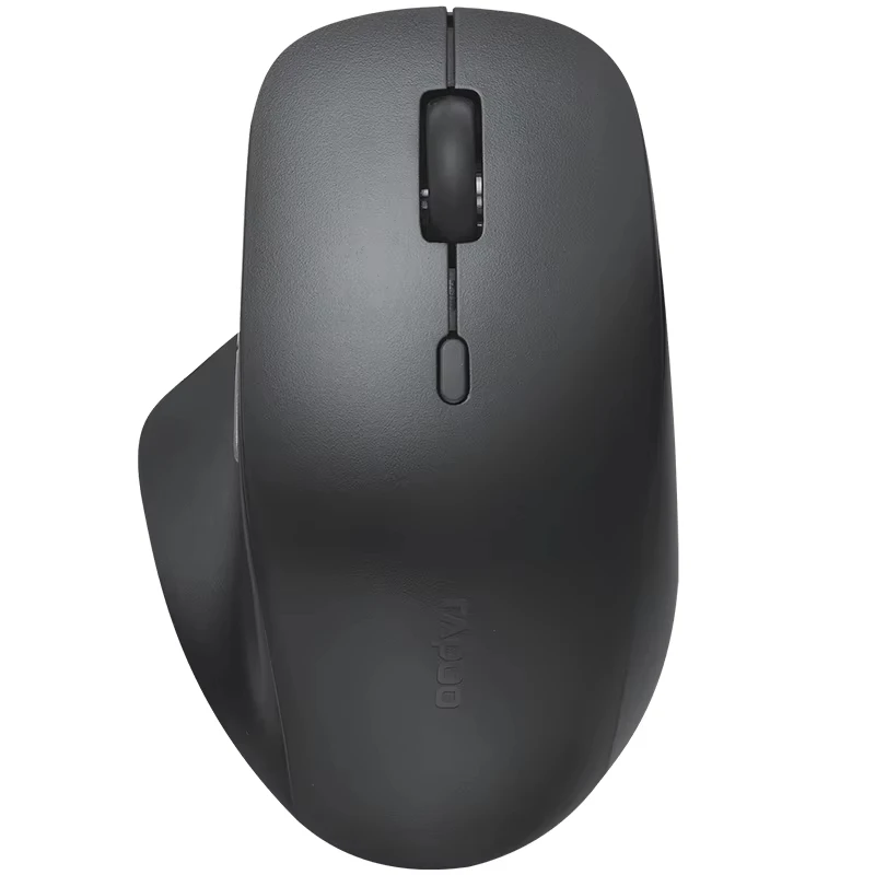 Original Rapoo M50 PLUS Silent 2.4G Wireless Mouse Optical Ergonomic Mice Designed For Big Hand For Office Use,600 DPI Switch