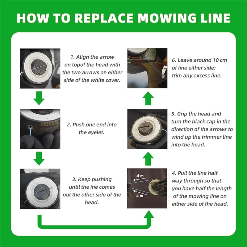 -ESTR C3-2 Trimmerkopf für Stihl FSA57, FSE52 Weed Eater Head, ersetzt Autocut C3-2, 4009 710 2106