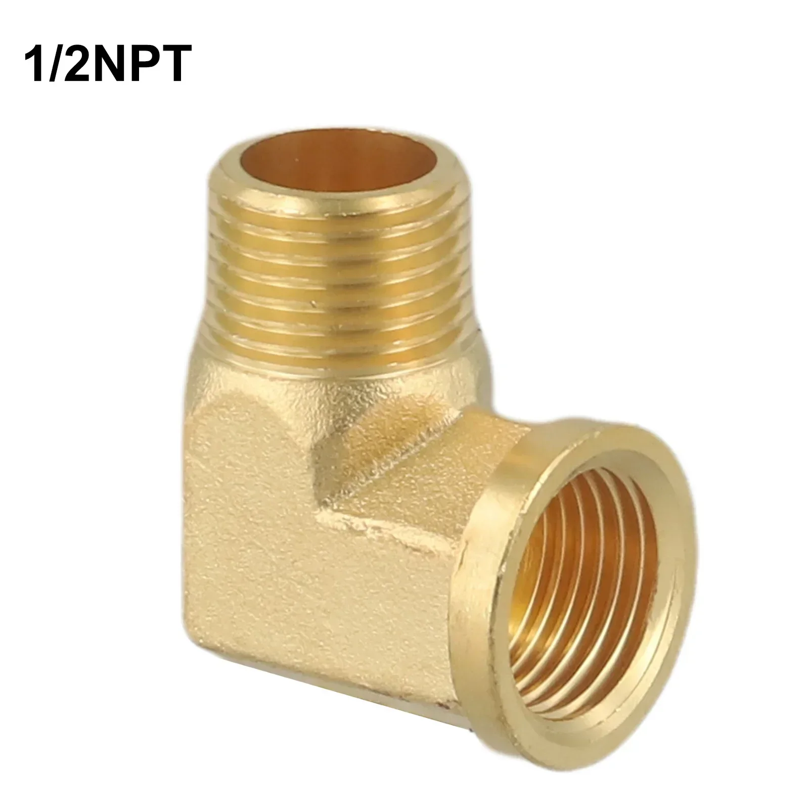 

1/8" 1/4" 3/8" 1/2" Female X Male Thread 90 Degree Brass Elbow Pipe Fitting Connector Coupler Water Fuel Copper Pneumatic Parts