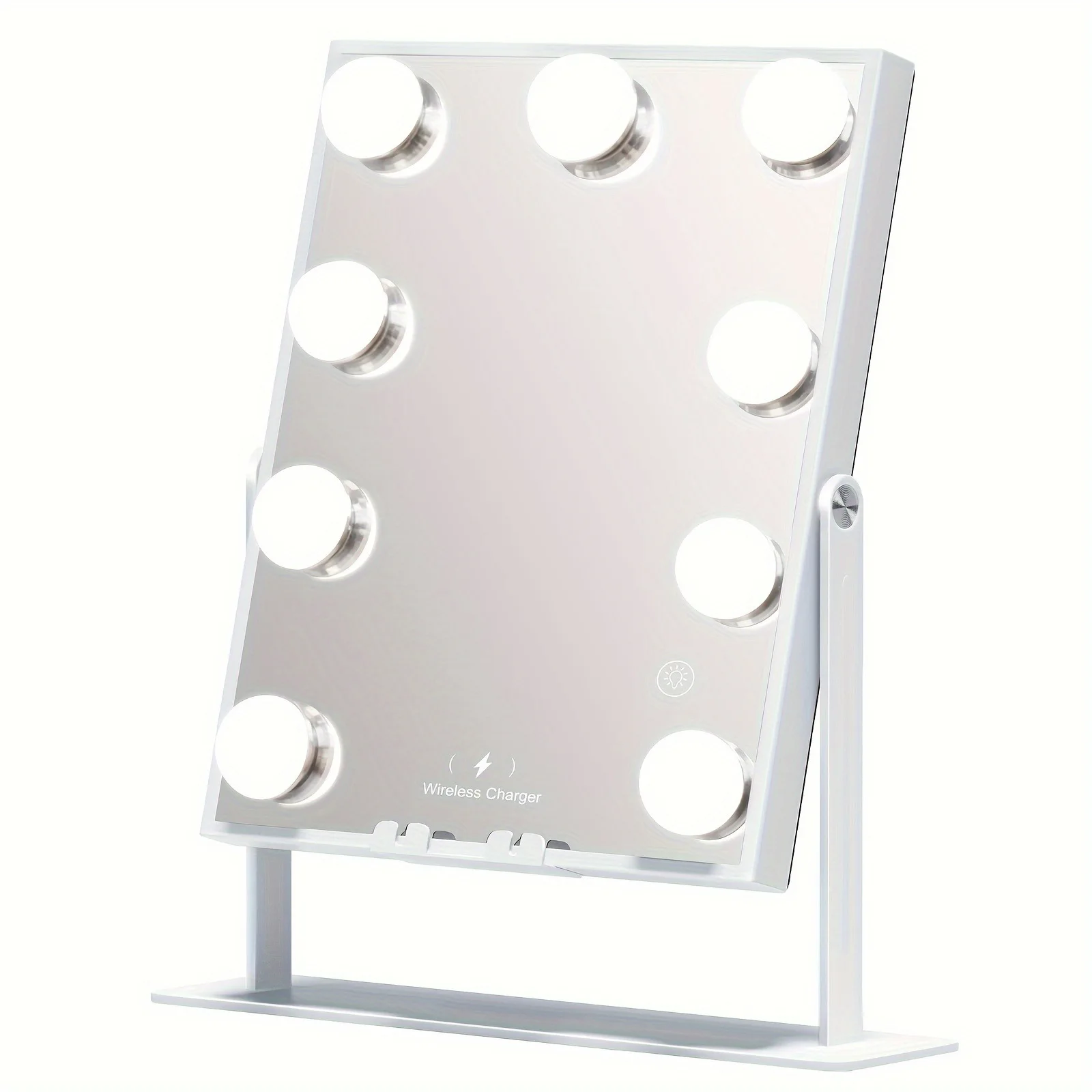 

New Hollywood lighting makeup mirror with wireless phone