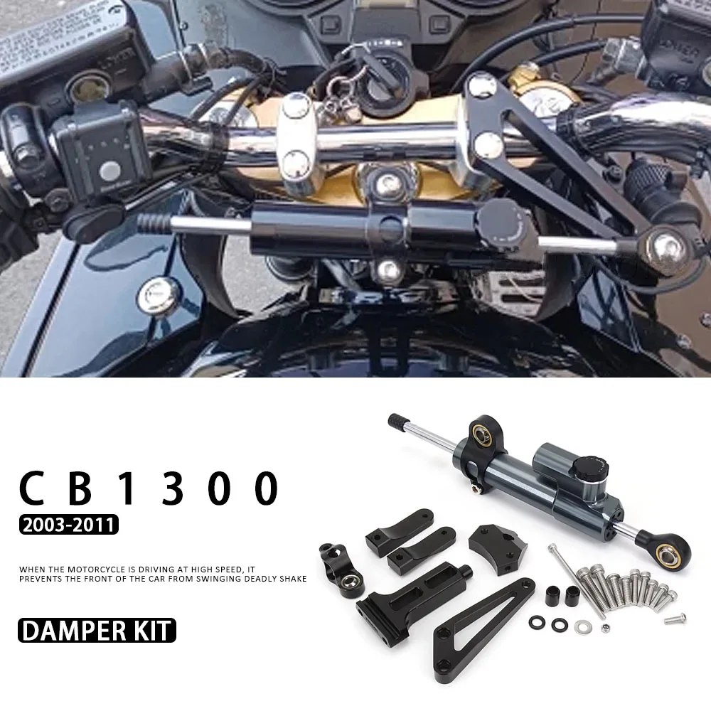 

Motorcycle Steering Damper Stabilizer Mount Bracket Mount Kit For Honda CB1300 CB 1300 2003-2011 cb1300 Accessories