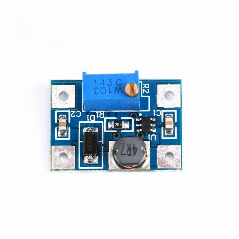 10pcs  Smart Electronics DC-DC SX1308 Step-UP Adjustable Power Module Step Up Boost Converter 2-24V to 2-28V 2A