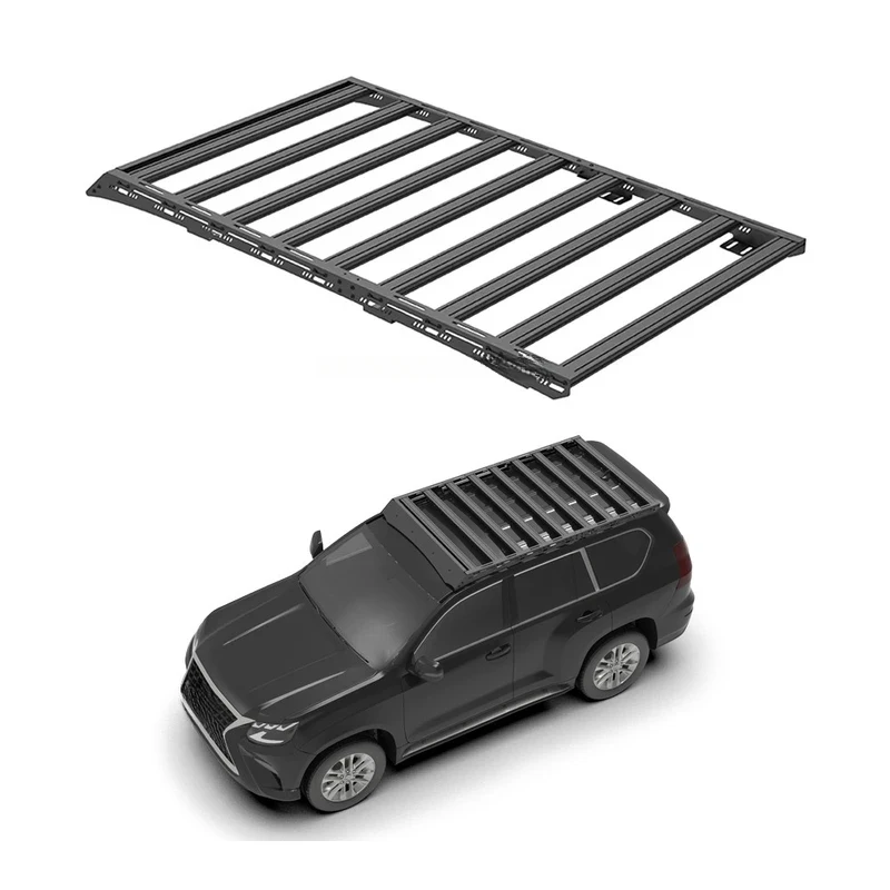 

High Quality Aluminum Steel Roof Rack Off Road 4x4 Auto Accessories For GX 460