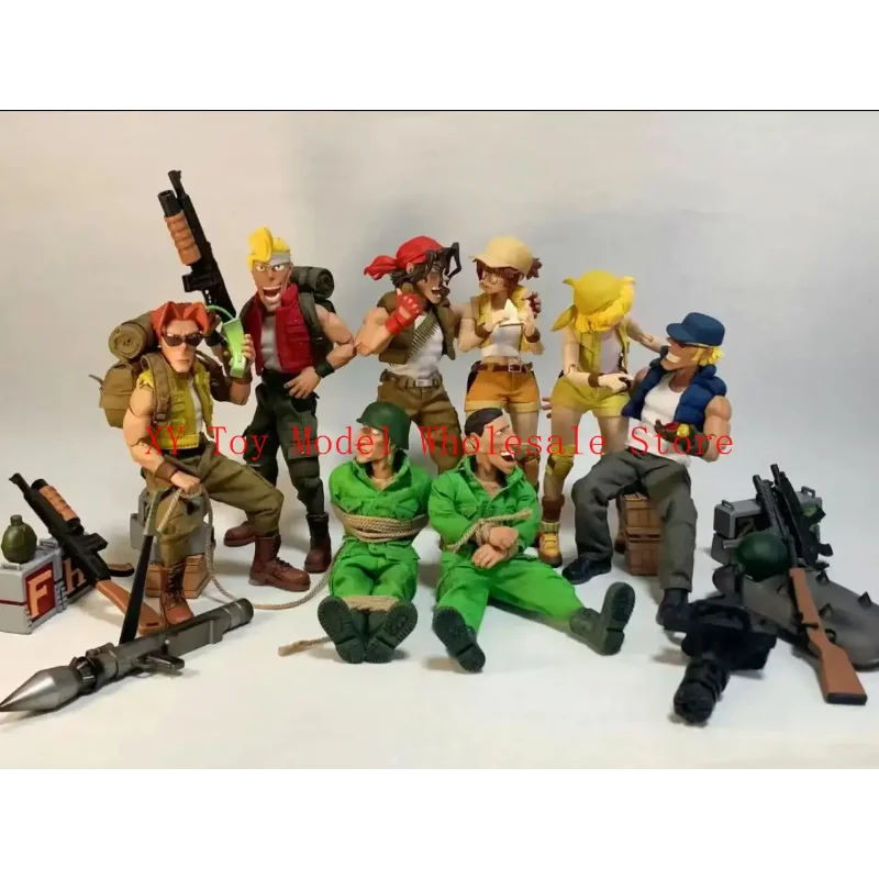 【متوفر】نموذج TUNSHI Studio الأصلي SNK سبيكة معدنية رسمية 3 Marco Tarma Clark Still RALF JONES Rebel Soldier 1/12 Mecha Toy