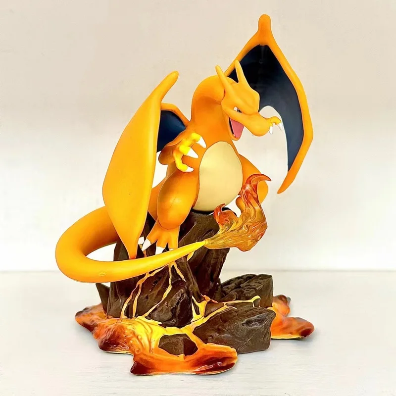 3Pcs/set Pokemon Charizard Charmander charmeleon figures doll model Ornaments home decorations children's toys Christm