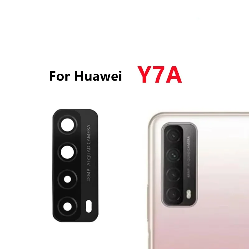 For Huawei Y7A Y9A Y9S Y5P Y6P Y7P Y8P/Y9 2019/Y9 Prime 2019 Rear Back Camera Glass Lens Cover with Adhesive Sticker image 5