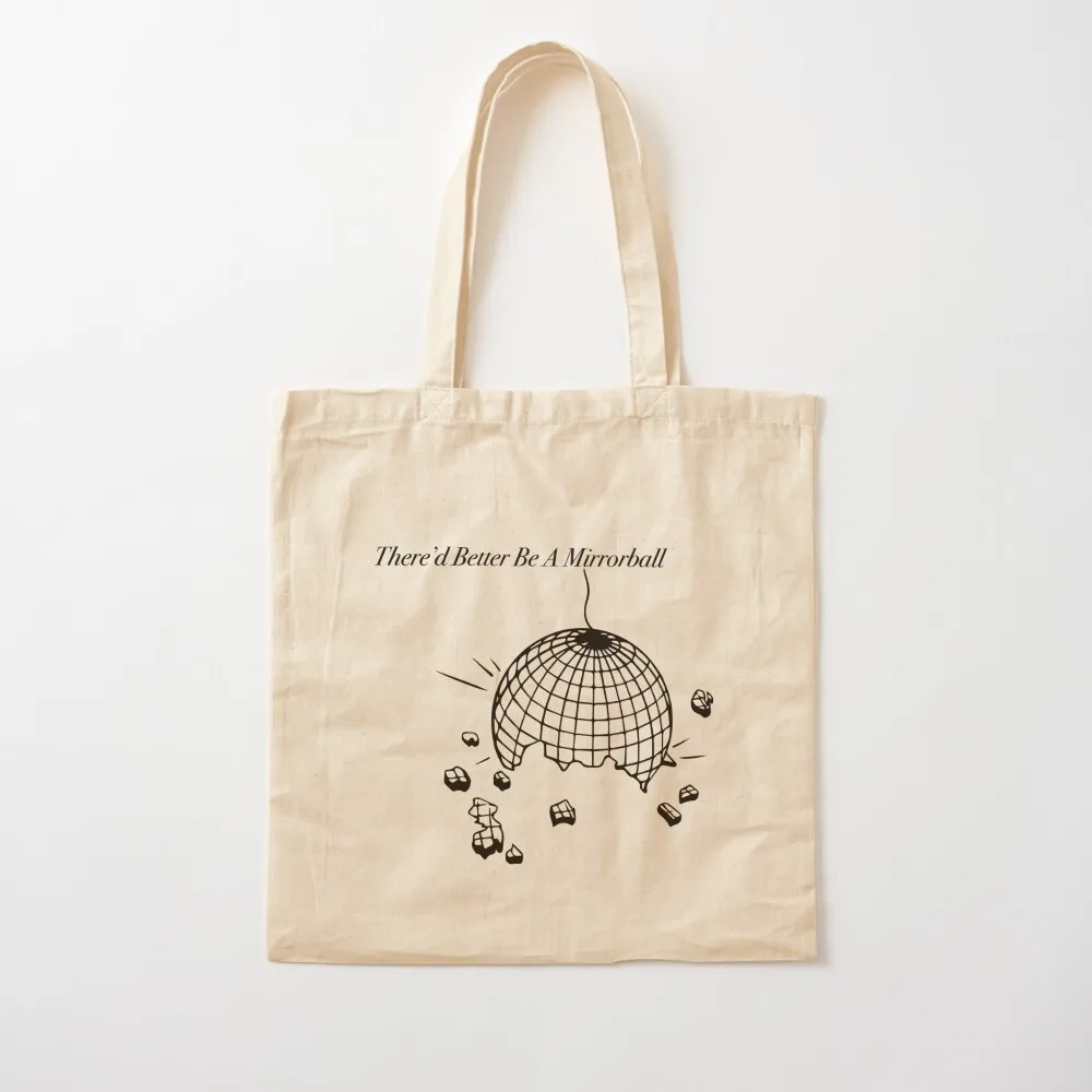 Thered Better Be a Mirrorball Arctic Monkeys The Car Sticker and Tshirt Tote Bag canvas bags shopper bag woman