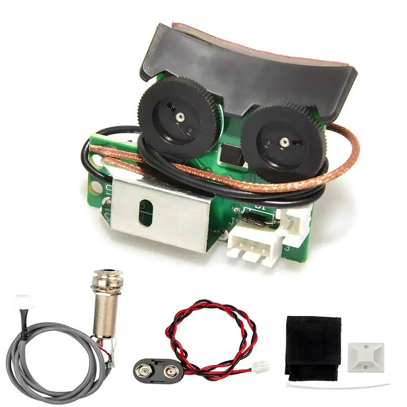 

Pickup For Guitar Volume Control Adjustable Folklore Guitar Pickup System Guitar Preamp Accessories High-Fidelity Volume Tone