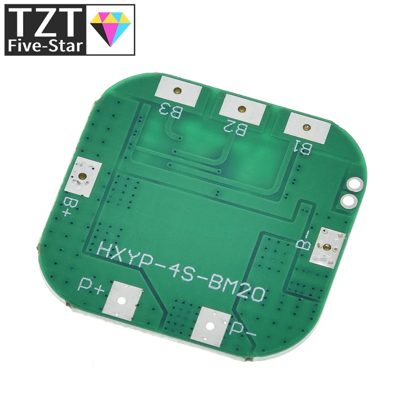 TZT 4S 14.8V / 16.8V 20A peak li-ion BMS PCM battery protection board bms pcm for lithium LicoO2 Limn2O4 18650 li battery