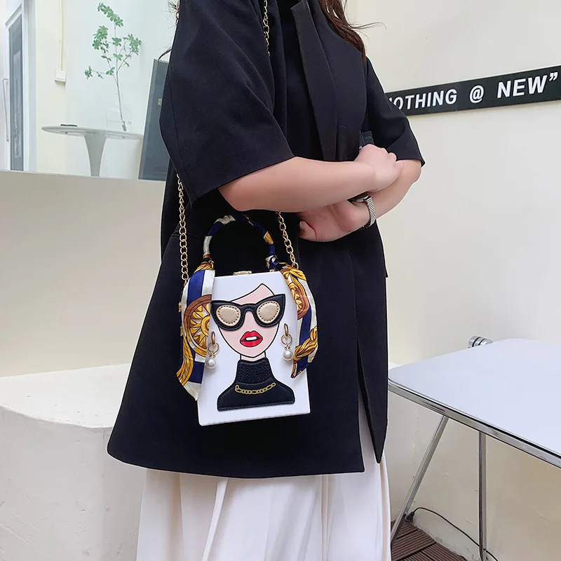 Summer New Personality Niche Slant Shoulder Handbag Graffiti Bag Women Bag Bolsa Feminina Bolso Mujer Handbag Bolsas Purses Bags