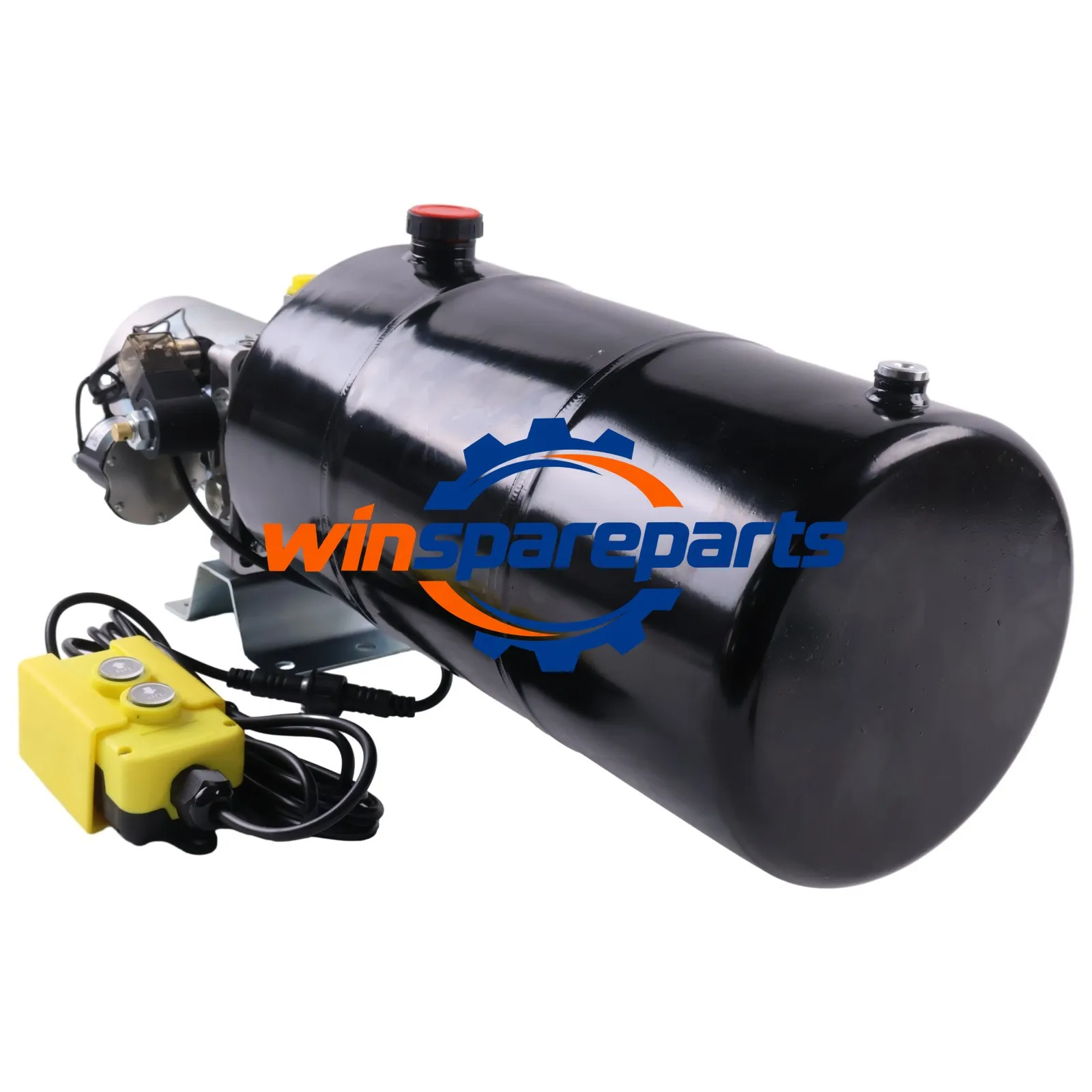 12V DC Single Acting Hydraulic Power Unit 12 Quart Tank With Remote Control