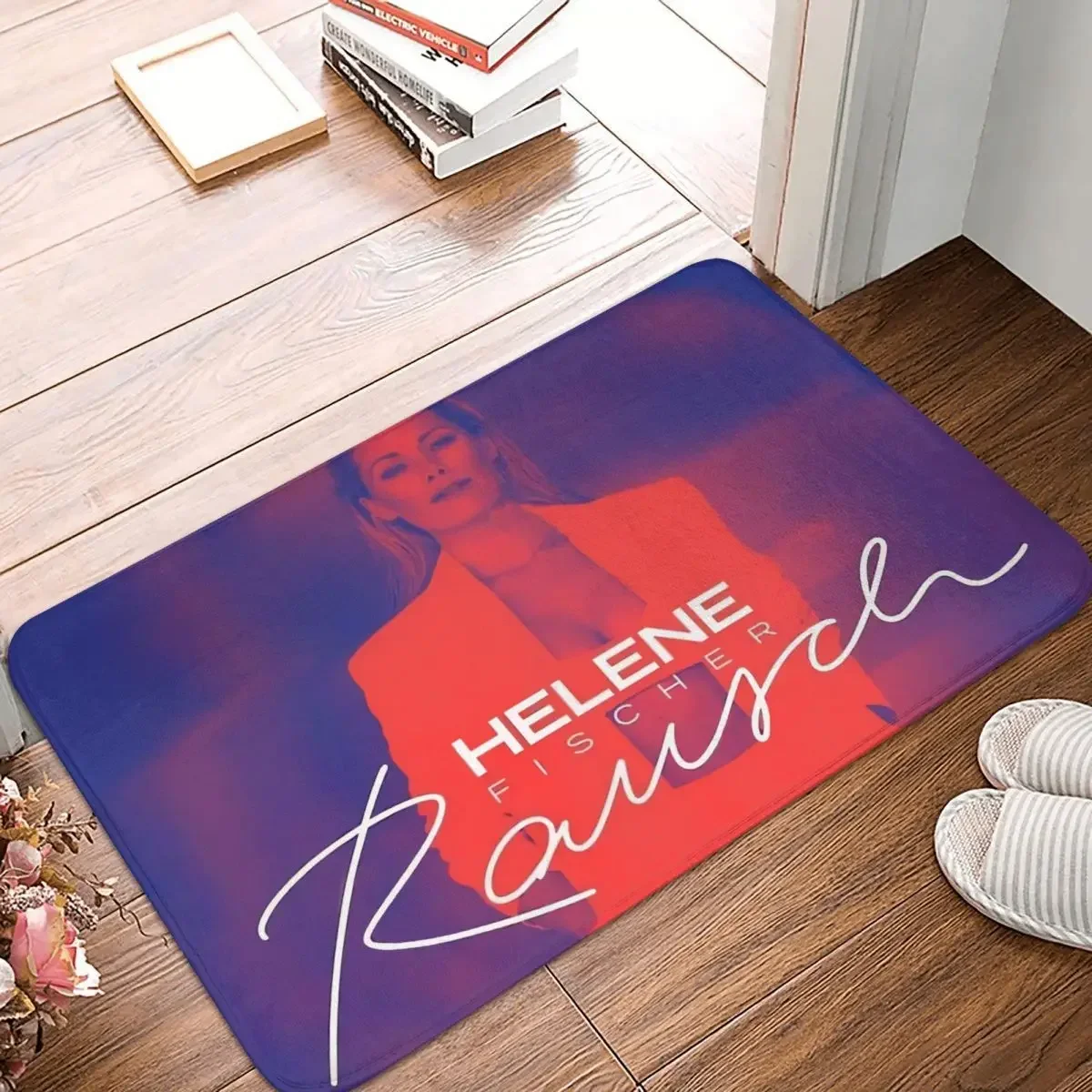 Helene Fischer German Russian Pop Singer Non-Slip Carpet Neues Red In Darkness Doormat Bedroom Bath Mat Welcome Home Rug