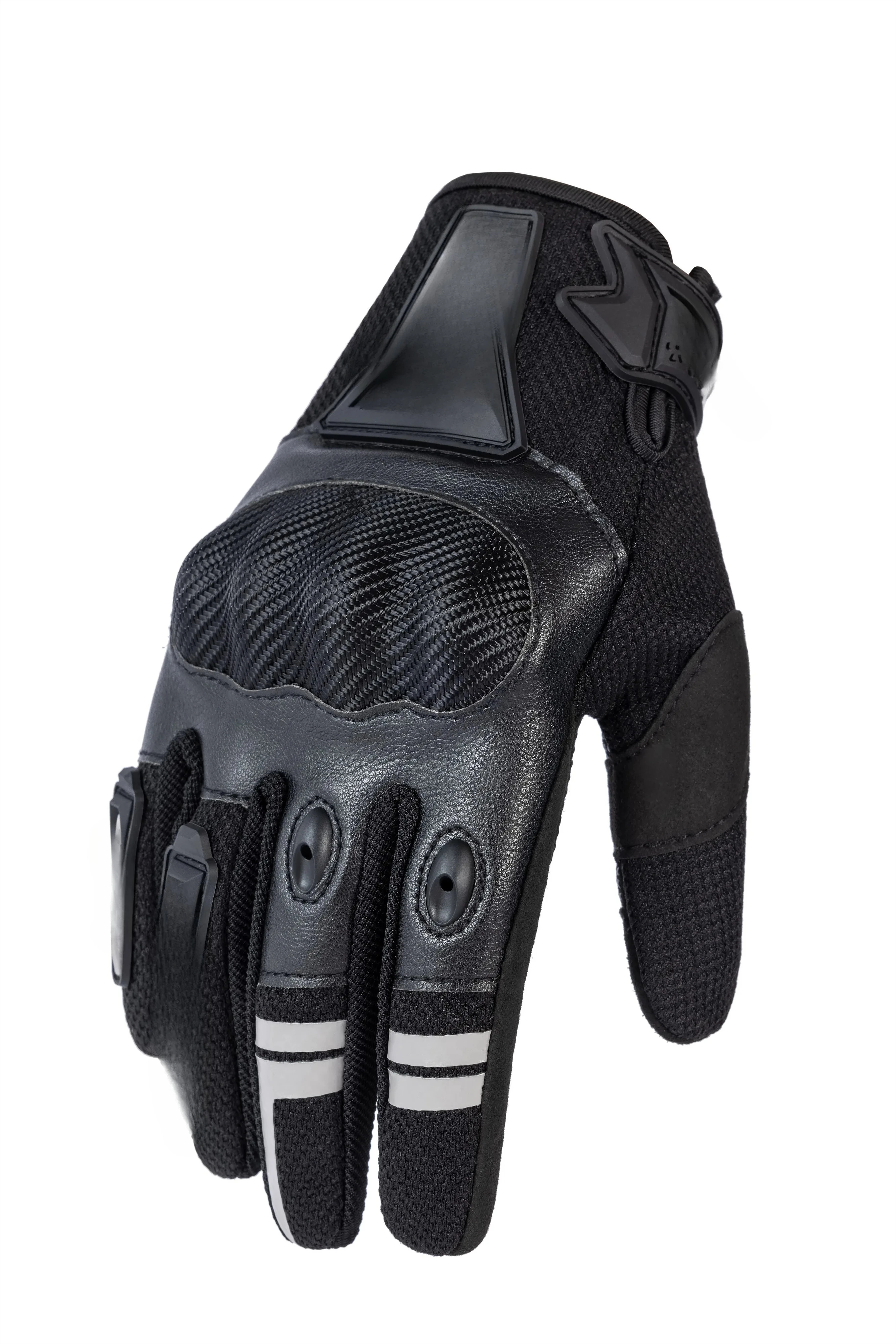 Motorcycle Gloves with Touchscreen Compatibility 3D Anti-Drop Design Slip-Resistant and Wear-Resistant Riding Gloves
