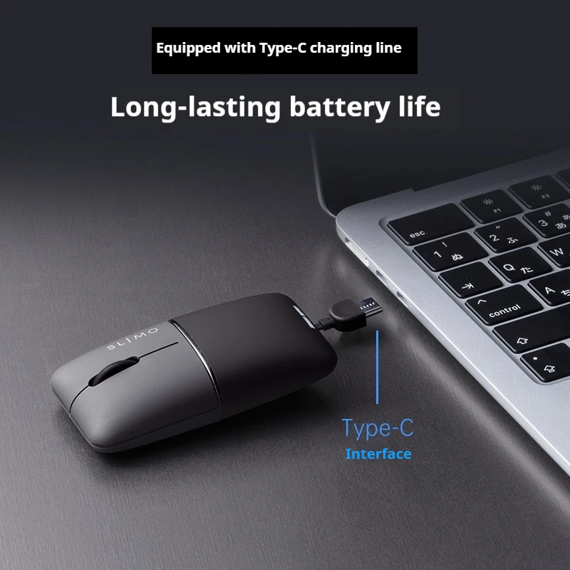 Sanwa Wireless Mouse Bluetooth Dual-Mode Charging Mute 1600dpi Small Hand Portable Computer Home Office Laptop Optical Mouse