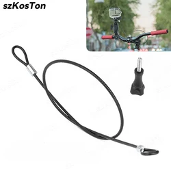 Safety Steel Wire Safety Strap Stainless Steel Tether Lanyard Wrist Hand For GoPro 12 11 10 9 8 Insta 360 X3 X4 DJI Action 4