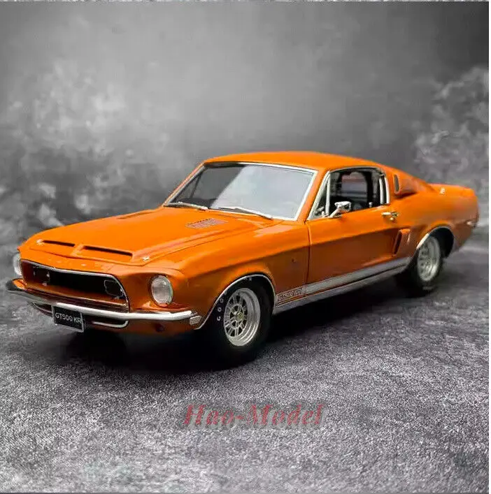 Модель автомобиля ACME 1/18 для Ford Shelby GT500 KR 1968, литая, оранжевая