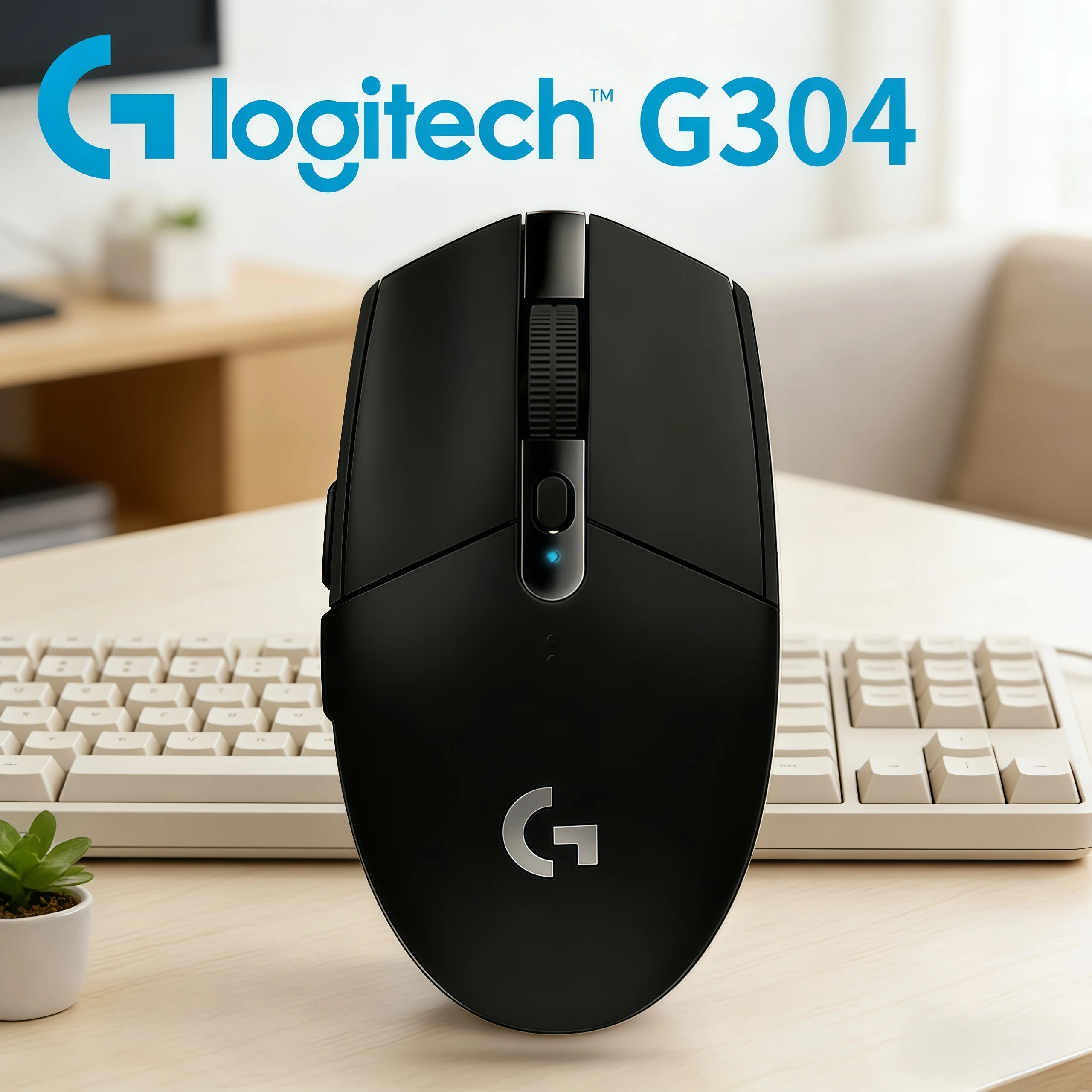 

Мышь Logitech G304 LIGHTSPEED, сенсор HERO 12000 DPI, 6 программируемых кнопок, легкий дизайн для ПК, Mac, геймеров