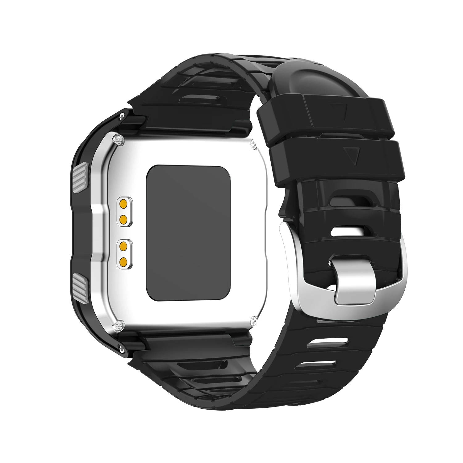 Pasek do zegarka Silikonowy pasek do zegarka Zamiennik paska do zegarka Garmin Forerunner 920XT Czarny