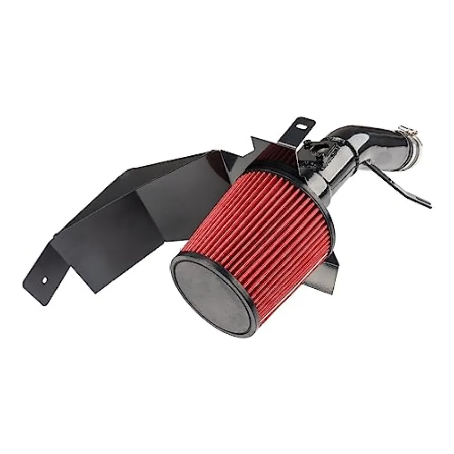 

Cold Air Intake Kit with Filter Heat Shield for Civic 2016 2017 2018 2019 2020 1.5L L4 Red - High-Performance Engine Airflow En