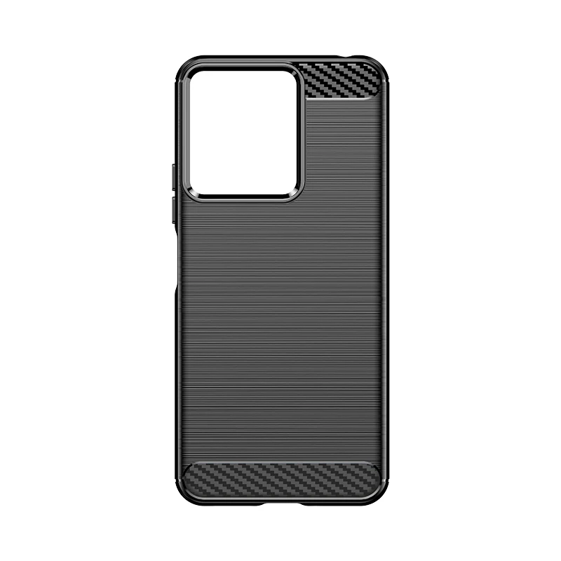 For Xiaomi POCO C65 Case Carbon Fiber Shockproof Case POCO C65 Cover Phone Cover For POCO C65 Case Armor Rubber Protector