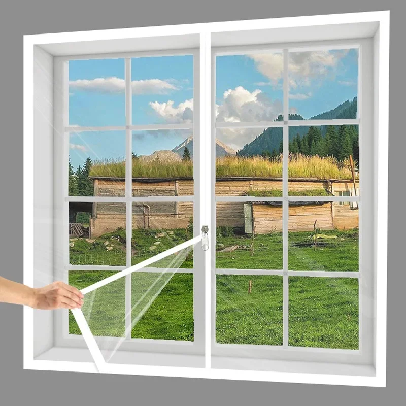 Zipper Type EVA Transparent Windproof Rod Window Windproof Vinyl ,Window Insulation Film,screen Window, Door Curtain