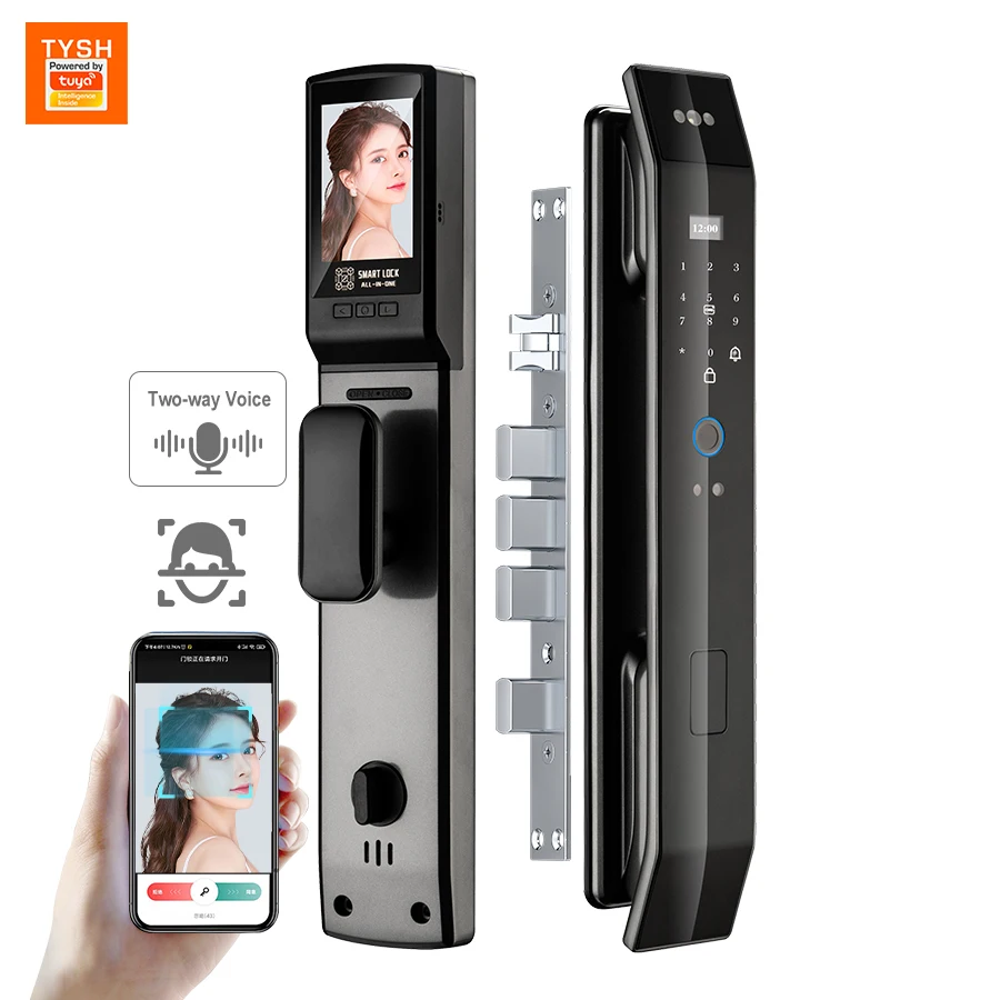 

STLF Fully Automatic Digital Smart Door Lock with Wifi Ai Face Recognition & Biometric Fingerprint Manufacturer's Price