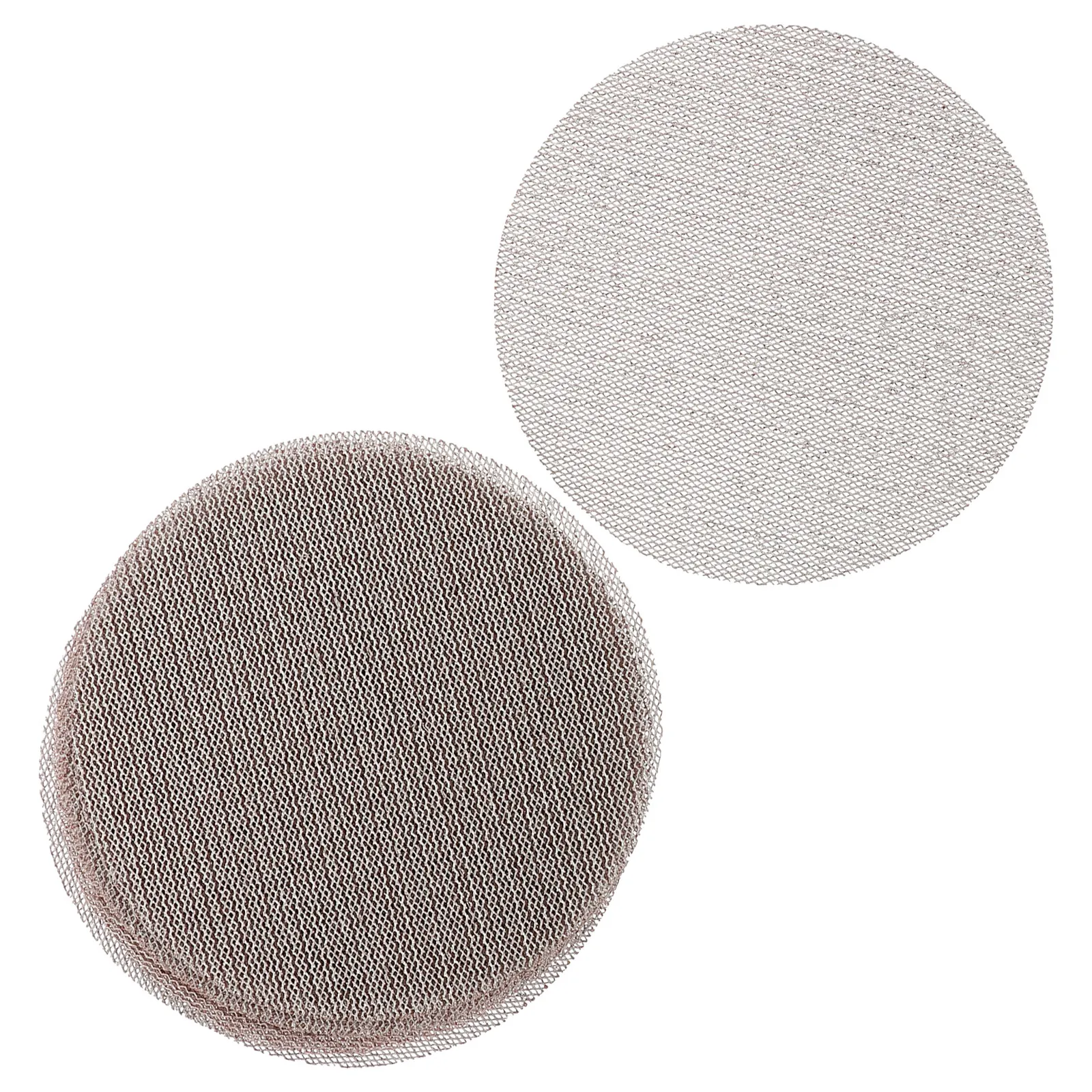 

10 Pcs Water Resistant S paper Mesh Pad for Wood Drywall S Corundum Micro Polyester Base Oil Proof Wet Dry Use Hook Loop
