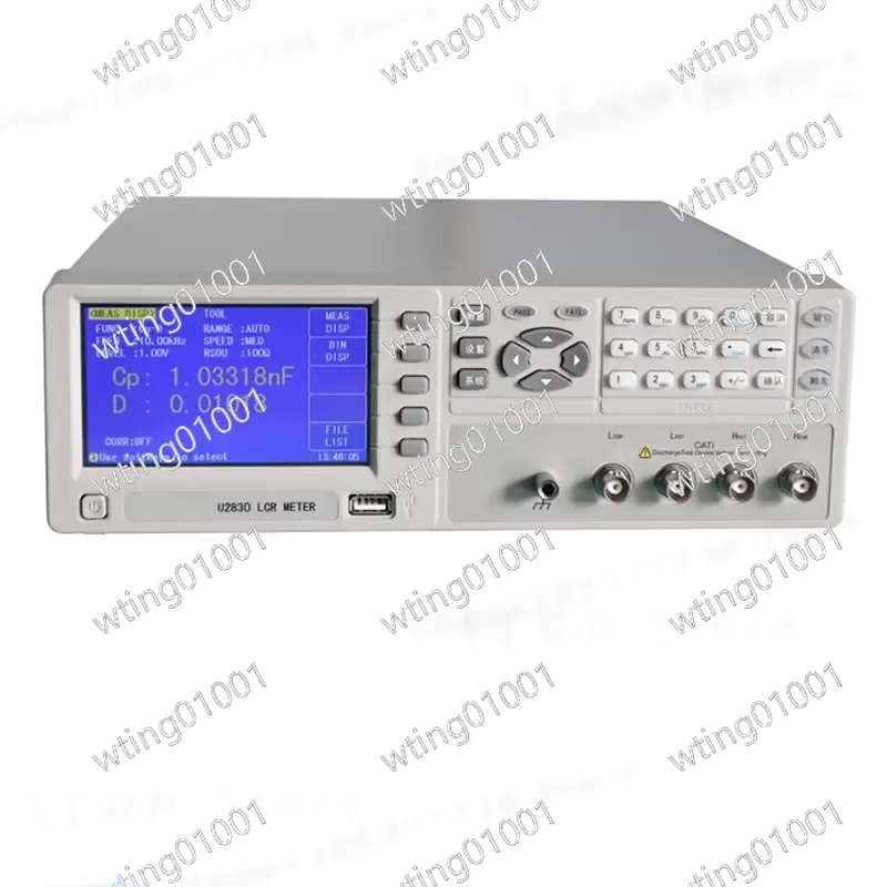 U2830 LCR Digital Bridge 10kHz Resistance Capacitance Inductance Tester Accuracy 0.05 Percent