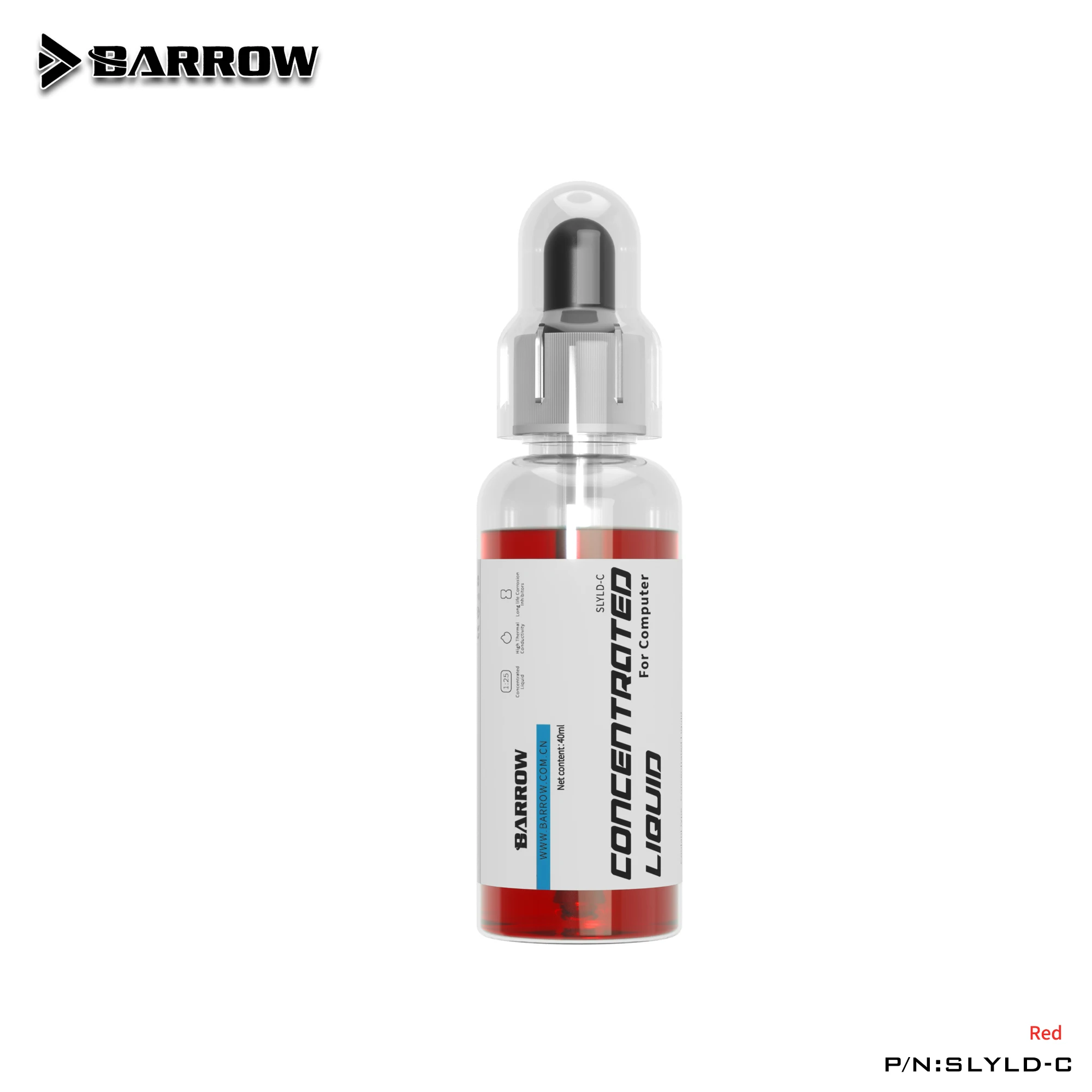 بارو 40 مل مبرد الكمبيوتر خاص مركز سائل بارد تبريد مياه الكمبيوتر المضادة للتآكل سائل حراري مزيل الأيونات SLYLD-