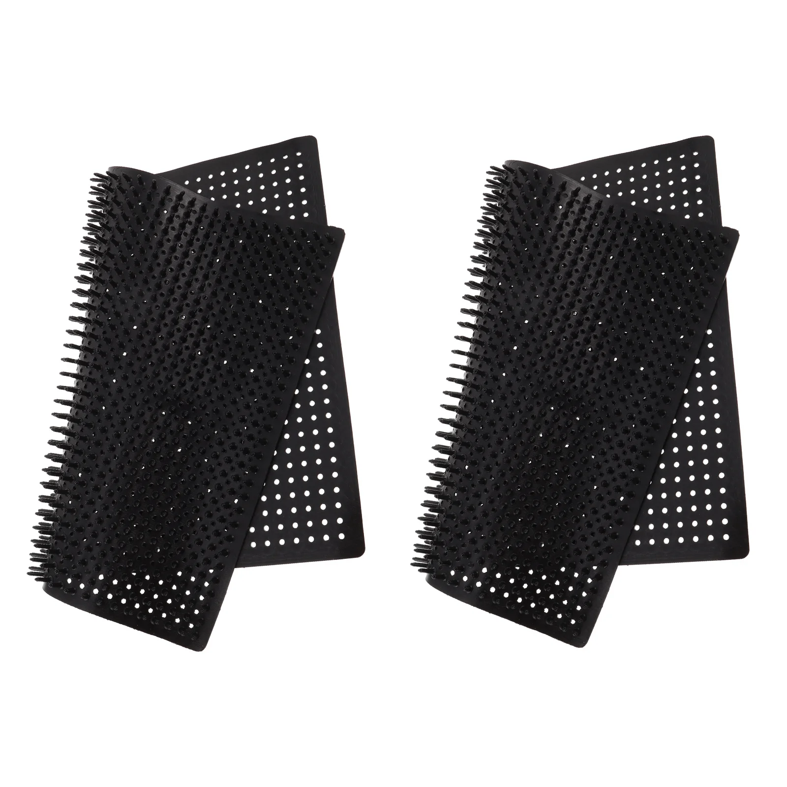 

2Pcs Livestock Itch Relief Pad Soft Touch Massage Brush for Farm Animal Horse Cattle Scratcher Scratch Post Accessory Equine