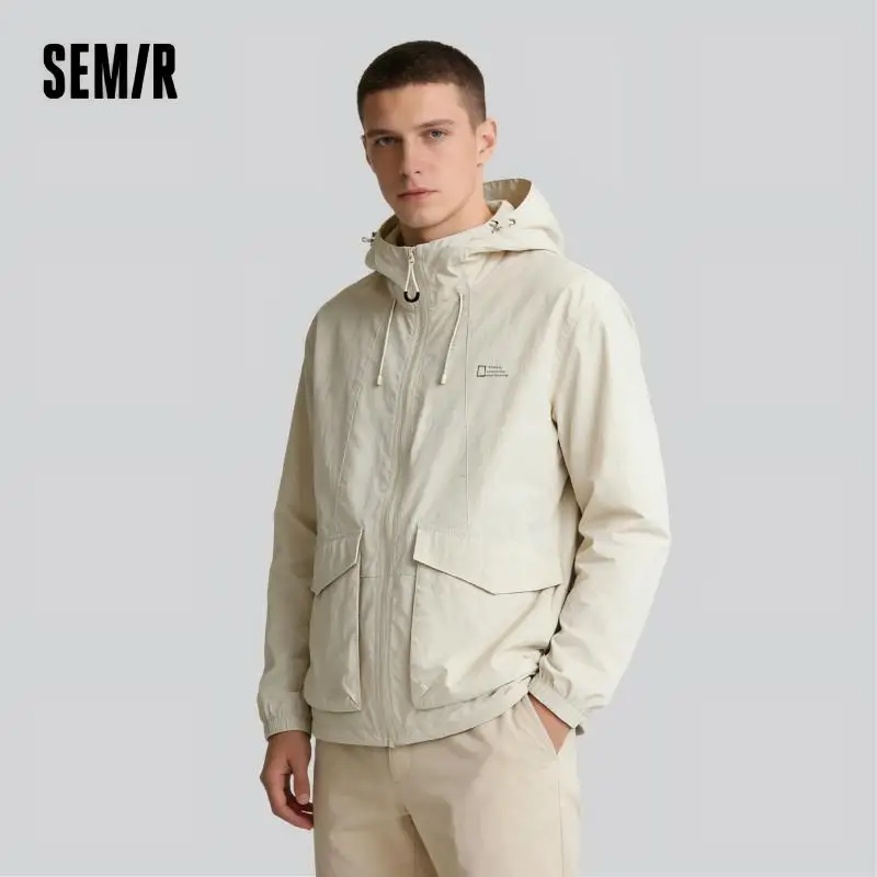 Semir Mens UV Jacket 2026 Hooded Loose Fit Cool Feeling Tops Couple Style Casual Fashion Soft Comfortable Daily Wear