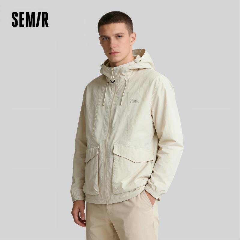  Semir Mens UV Jacket 2026 Hooded Loose Fit Cool Feeling Tops Couple Style Casual Fashion Soft Comfortable Daily Wear 