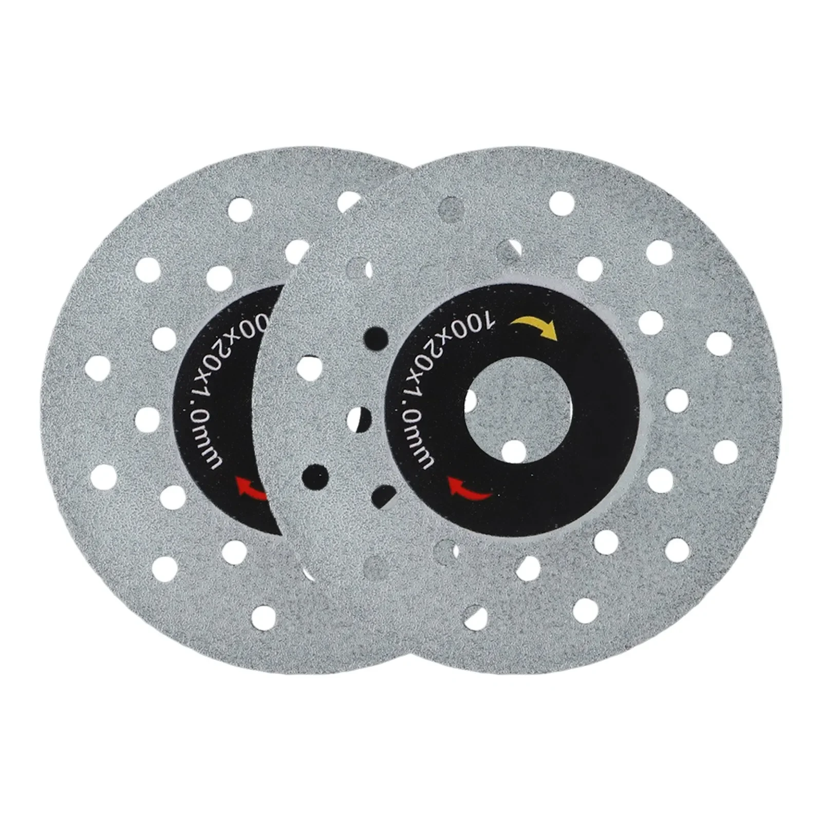 

2pcs 4Inch 100mm Cutting Blade Rock Slab Cutting Disc Saw Blade For Stone Ceramic Porous Widened Rock Slabs Cutting Disc