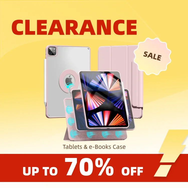 Clearance_ZOYU For iPad Air 4/5 10.9 Pro 11 12.9 inch Magnetic Case, For iPad Mini 6 10.2 9th 8th 7th Gen Rotate 360°Detachable