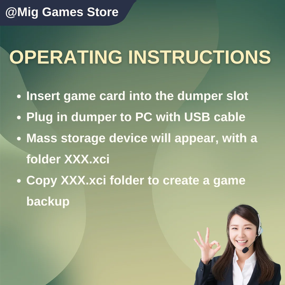 Migdumper back-up Mig Dumper per NS Game Card Mig Switch V2