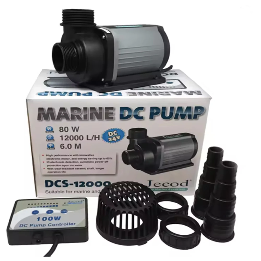 Silent DC Pump DCS2000-12000L/H Water Dispensing Wave Making Inverter Submersible Pumps for Fish Tank