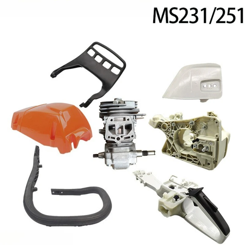 

Совместимый с MS231/MS251/MS251C комплект для ремонта бензопилы: коробка, топливный бак, рукоятка, передний дефлектор