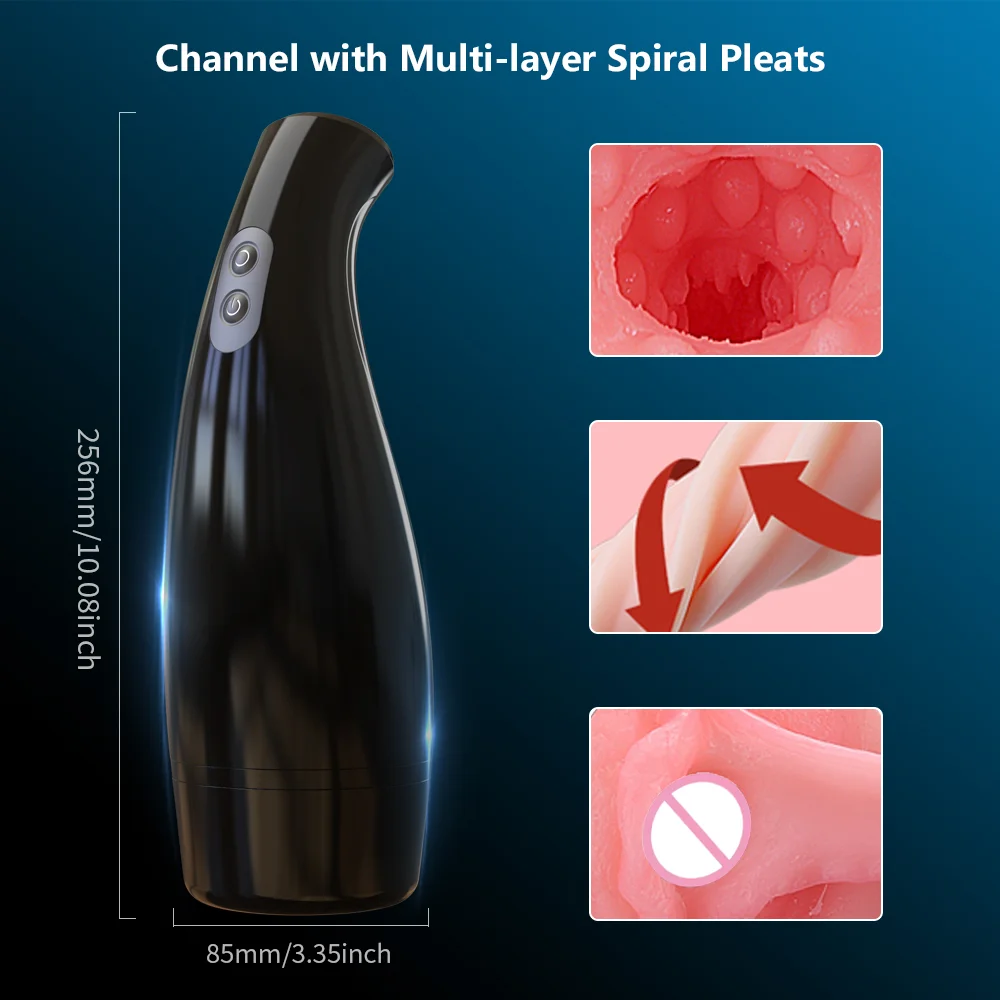 Vibrating Male Masturbator Cup Penis Stroker Pocket Pussy Vibrator Sex Toys For Men view 6
