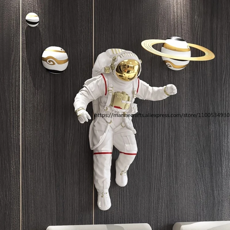 Astronaut Wall Decoration Nordic Living Room Hanging Decoration Restaurant Bedroom Creative Wall Hanging