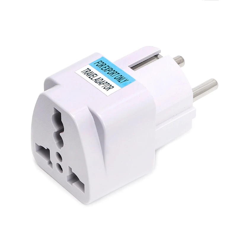 Universal UK US AU To EU AC Power Socket Plug Travel Charger Adapter Converter