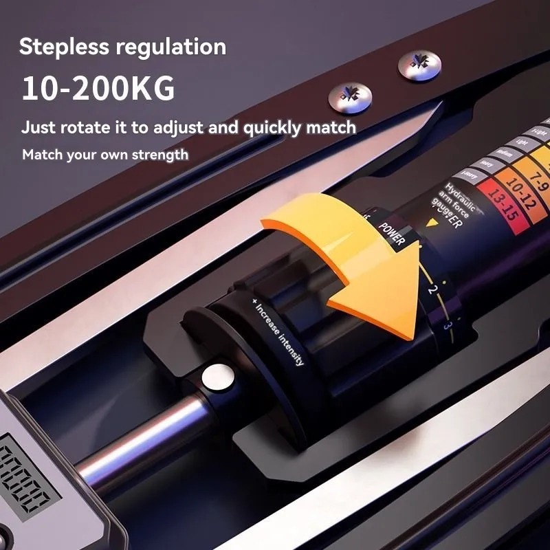 SUMMER SALE Twister Strength Training Adjustable Hydraulic Pressure 10-200Kg Twis Digital Display Count Power Upgraded Versi
