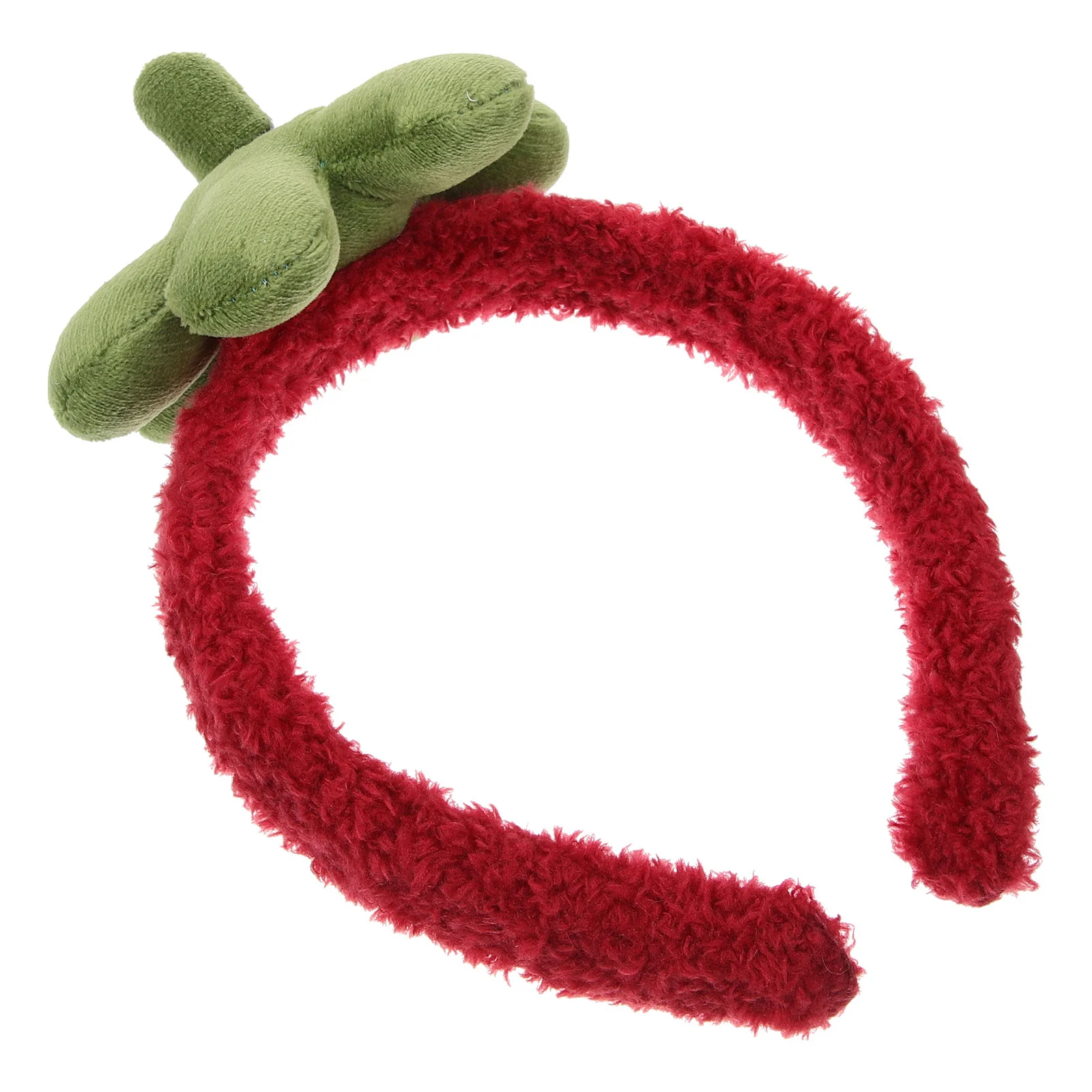 

Strawberry Shampoo Strip Spa Headbands Girl Hair Accessories Sports Make up Coral Fleece Hairband Women's