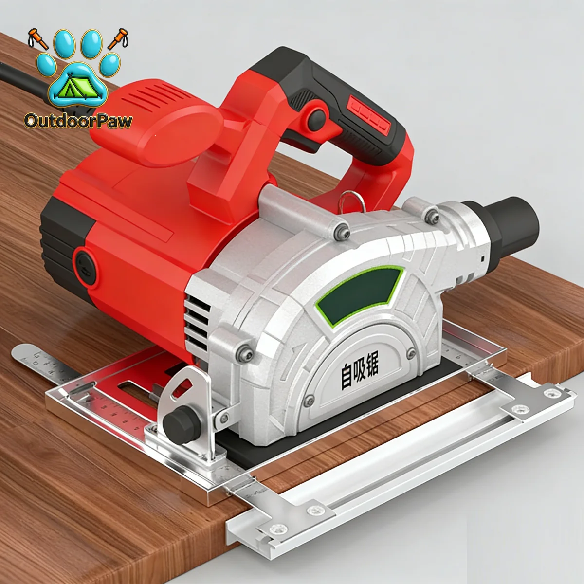 220V Electric Circular Saw Handheld Dust-Free Woodworking Saw Multifunction Cutting Tool for Wood Plasterboard DIY Construction