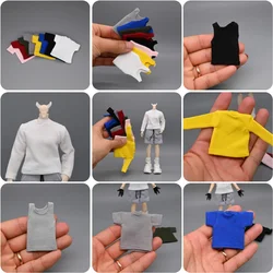 1/12 Man Soldier For Asi 3.0 Muscle BJD Body Doll About 14CM Long Short Sleeves Vest Multi Color Option Accessories For OB11 DIY