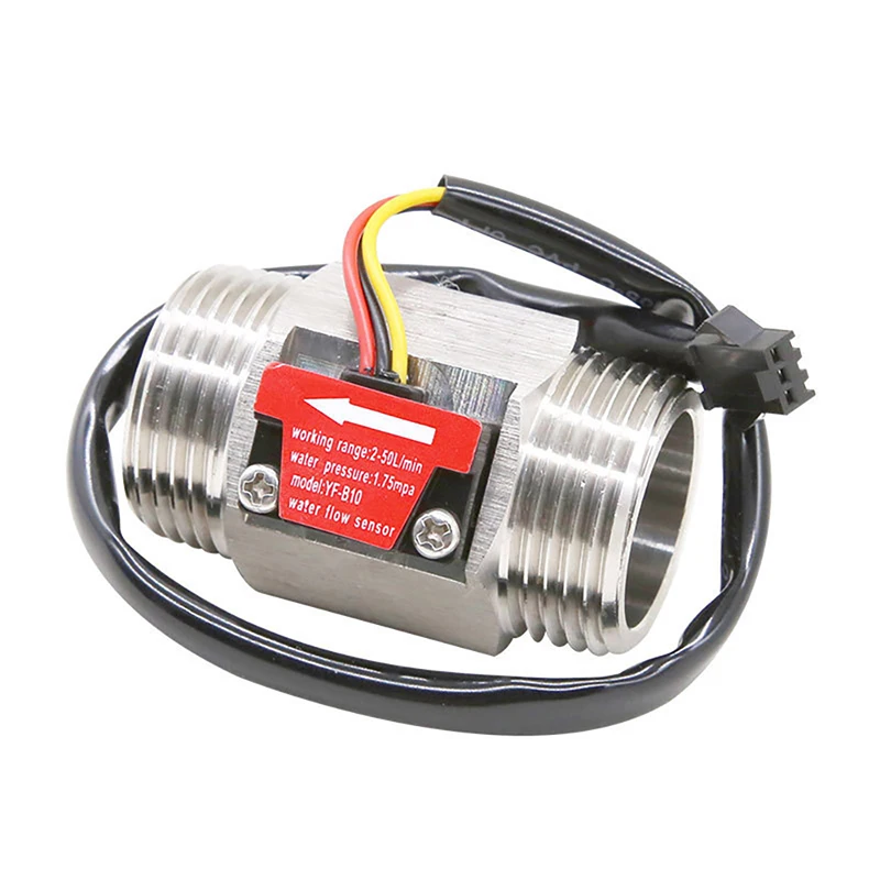 Imagem -04 - Display Digital Quantitative Flow Controller Water Flow Sensor Válvula Solenóide Usar para Controlar e Exibir o Fluxo de Líquido Dn25