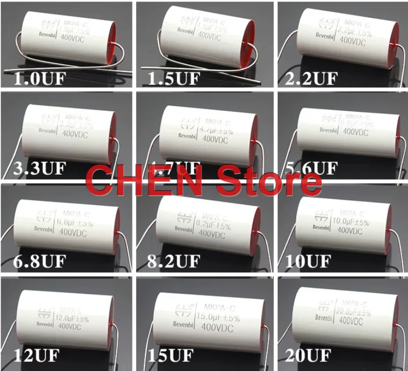 10PCS/lot BEVENBI MKPA-C 400V 0.68uF-20uF metallized polypropylene polyester film frequency divider capacitor  free shipping