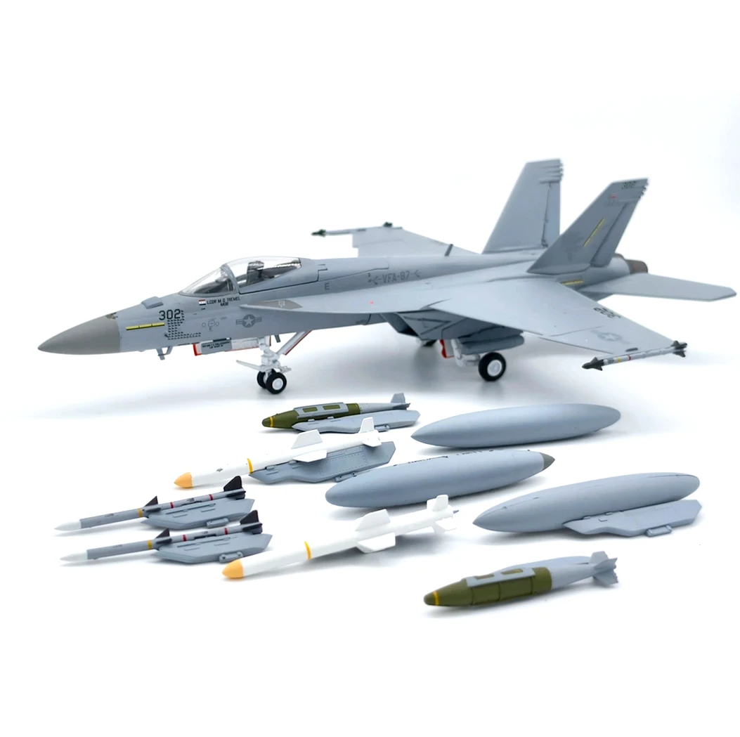

JCW 1/72 F/A18E ВМС США ВФА-87 Джордж Х.В. Модель продукта с отделкой из сплава Bush July 2017 г.