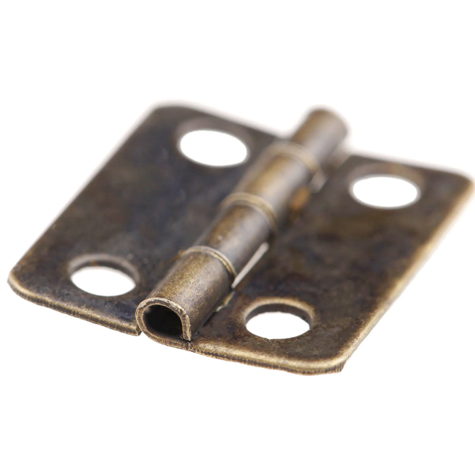 10Pcs Vintage Mini 16mm*13mm Iron Hinges Antique Bronze/Gold Hinges For Wooden Box Jewelry Box Gift Box Wine Box Hardware Home